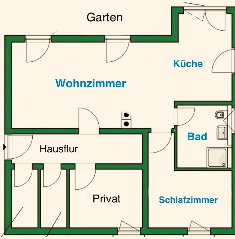 Ferienwohnung Green Garden Berlin Kültér fotó
